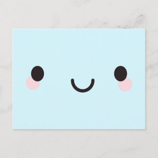 Postal Kawaii Happy Face
