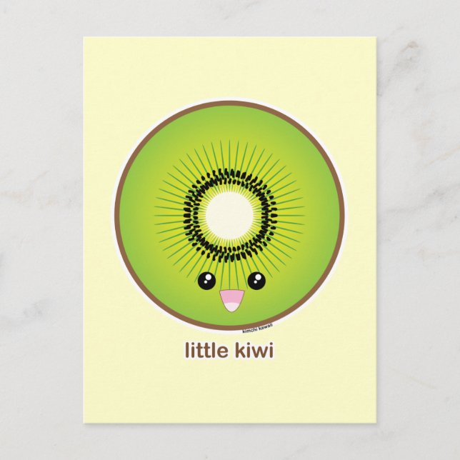 Postal Kawaii Kiwi (Anverso)