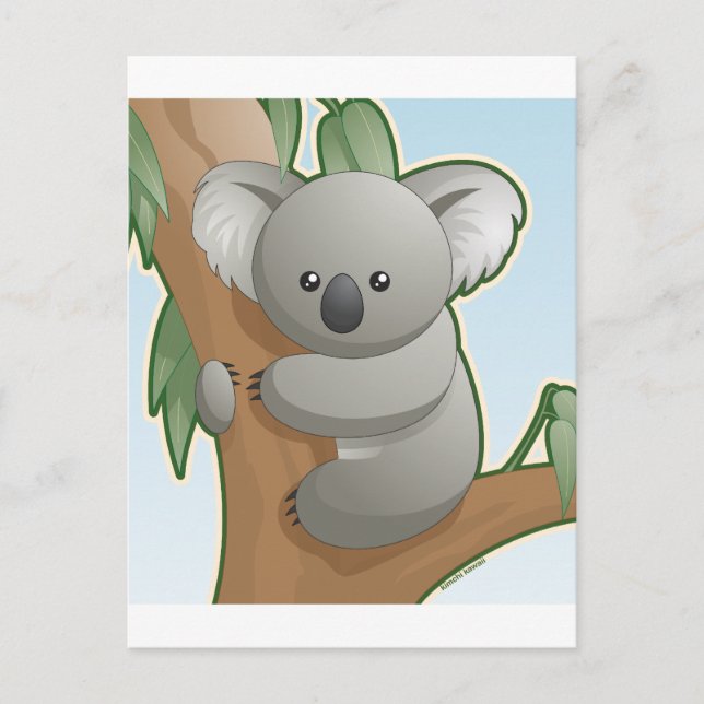 Postal Kawaii Koala (Anverso)