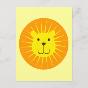 POSTAL KAWAII LION SUNSHINE SWEETY