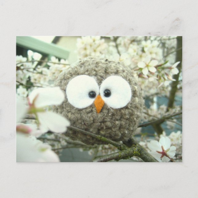 Postal Kawaii Oliver the Owl (Anverso)