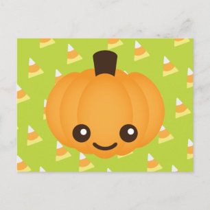 Postal Kawaii Pumpkin