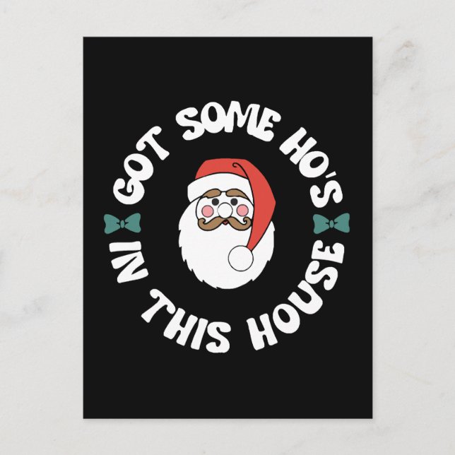 Postal Kawaii Santa (Anverso)