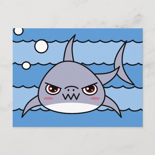 Postal Kawaii Shark (Anverso)