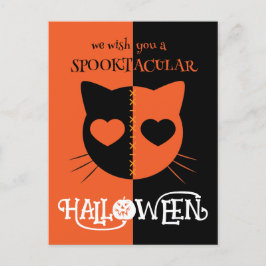 Postal Kawaii Sopesy Cute Cat Spooktacular Halloween