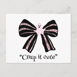 Postal Kawaii Spooky Bow, linda halloween