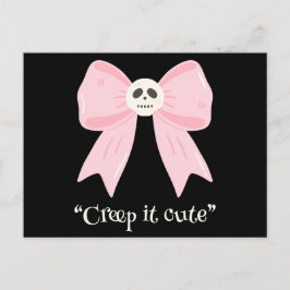 Postal Kawaii Spooky Bow, linda halloween