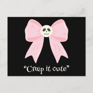 Postal Kawaii Spooky Bow, linda halloween