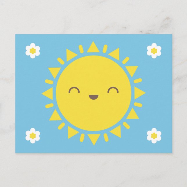 Postal Kawaii Sunny Days (Anverso)