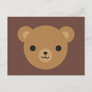 Postal Kawaii Teddy Bear