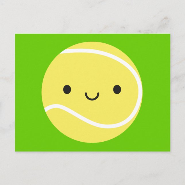 Postal Kawaii Tennis Ball (Anverso)