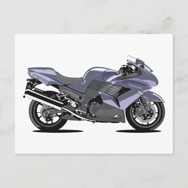 Postal Kawasaki Ninja (Anverso)