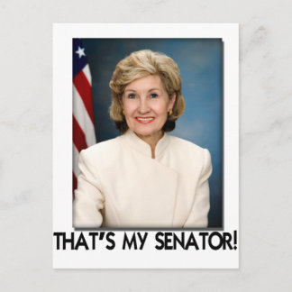 Postal Kay Bailey Hutchison, ¡ese es mi senador!