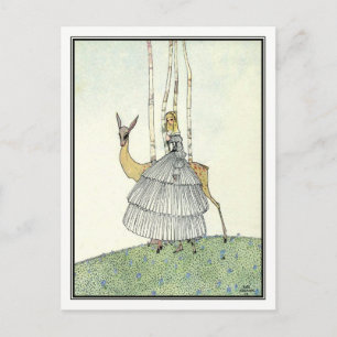 Postal Kay Nielsen - En polvo y crinolina