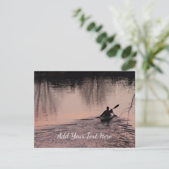Postal Kayak (Anverso de pie)