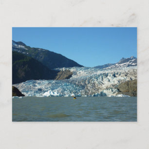 Postal Kayak en el Glaciar Mendenhall