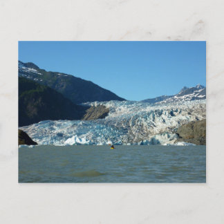 Postal Kayak en el Glaciar Mendenhall