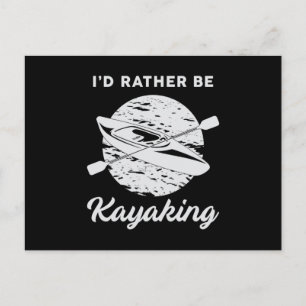 Postal Kayak Kayak Canoeing Canoe Paddle Funny Gift