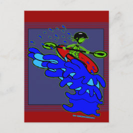 Postal Kayak sobre Camisetas y cosas de las cataratas