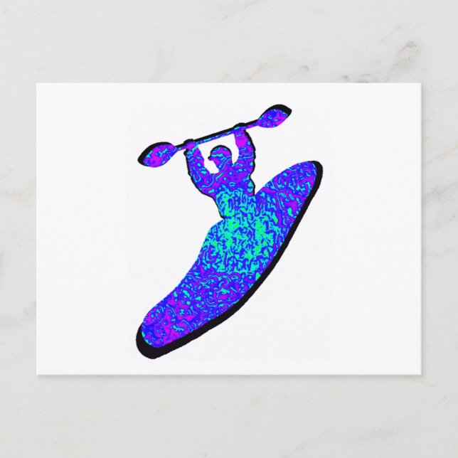 Postal Kayak We CRAZY (Anverso)