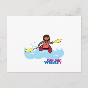 Postal Kayaking Chica