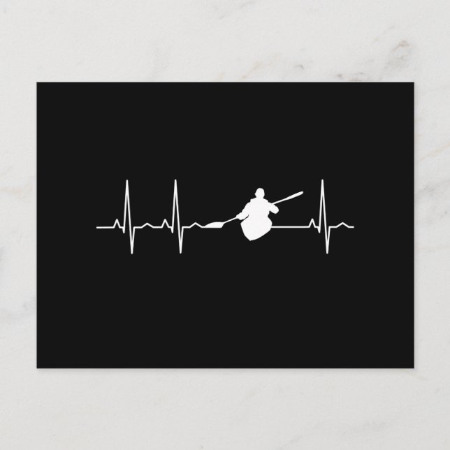 Postal Kayaking Heartbeat (Anverso)