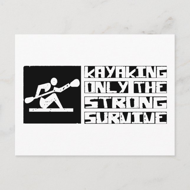 Postal Kayaking Survive (Anverso)