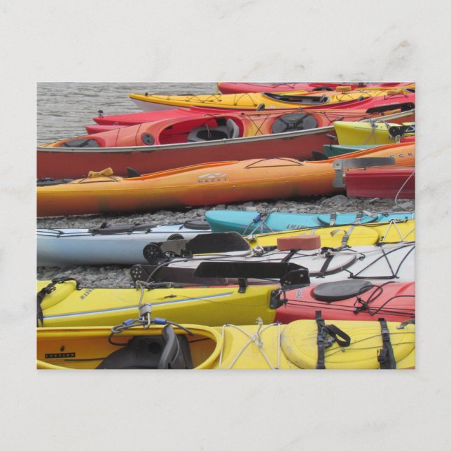 Postal Kayaks en Alaska (Anverso)