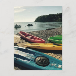 Postal "Kayaks on Put-in-Bay"