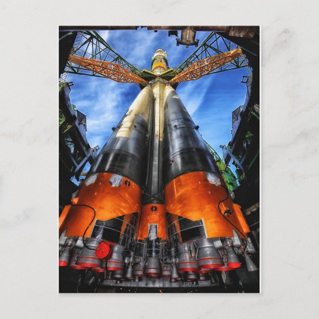 Postal Kazajistán Rakete (Anverso)