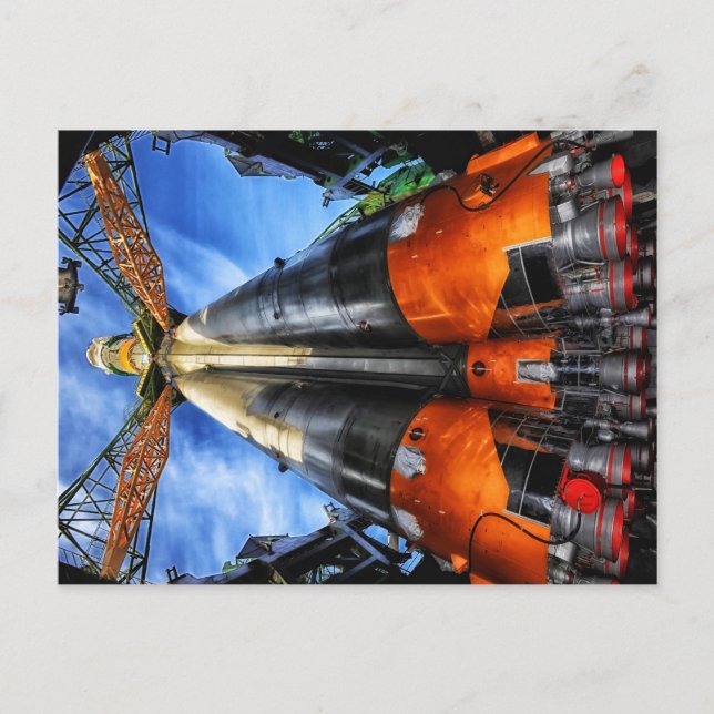 Postal Kazajistán Rakete (Anverso)