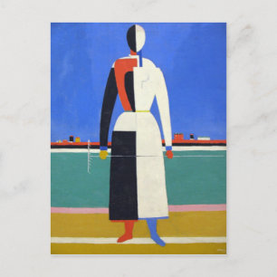 Postal Kazimir Malevich Art