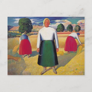 Postal Kazimir Malevich- Segadores