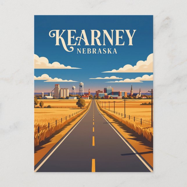 Postal Kearney EE. UU. (Anverso)