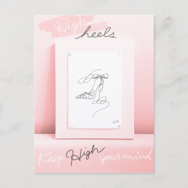 Postal Keep High heels (Anverso)