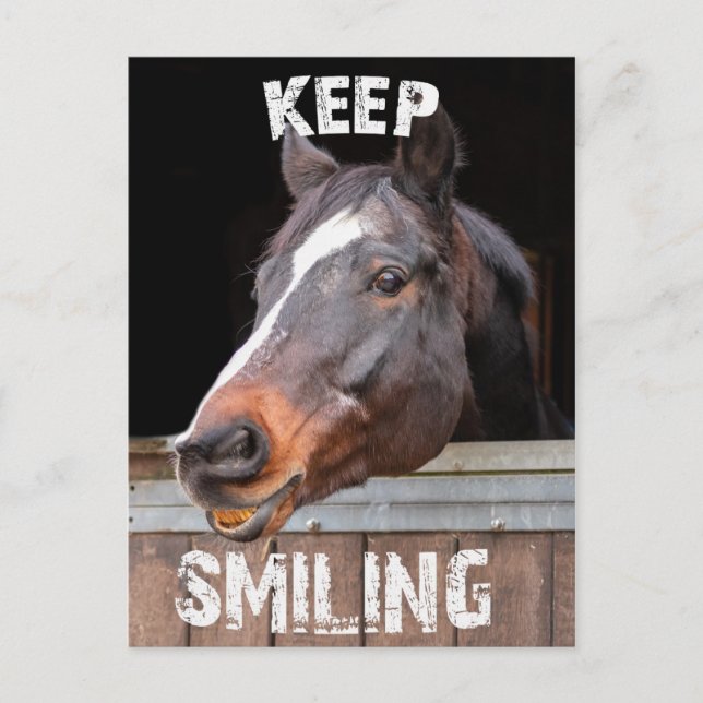 Postal Keep Smiling! (Anverso)