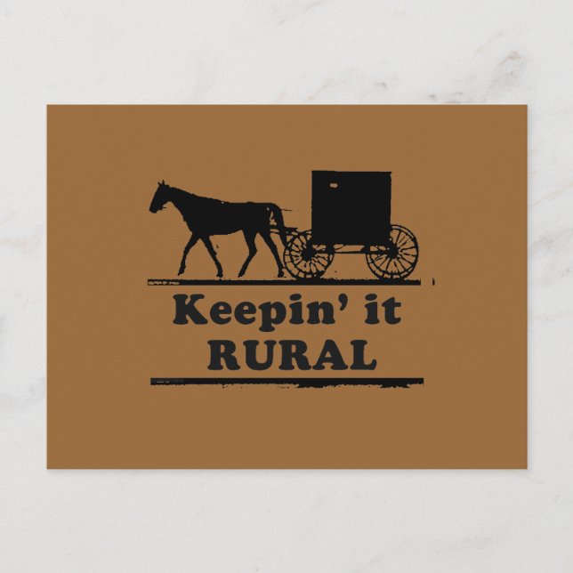 POSTAL KEEPIN' IT RURAL (Anverso)