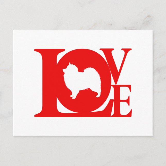 Postal Keeshond (Anverso)