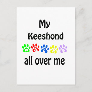Postal Keeshond Walks Design