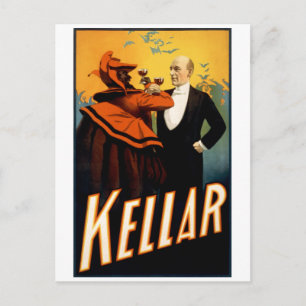 Postal Kellar - Bebe con el diablo