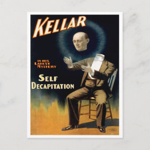 Postal Kellar Realiza Autodecapitación, 1897