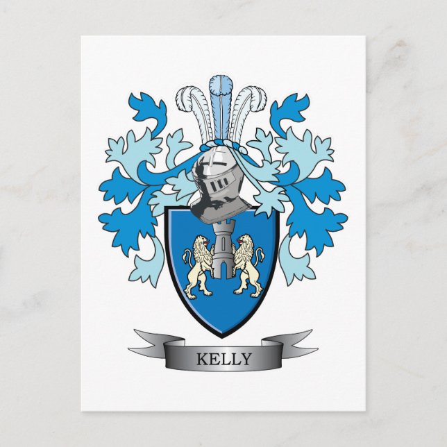 Postal Kelly-Coat-of-Arms (Anverso)
