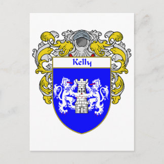 Postal Kelly Coat of Arms (Mantled)
