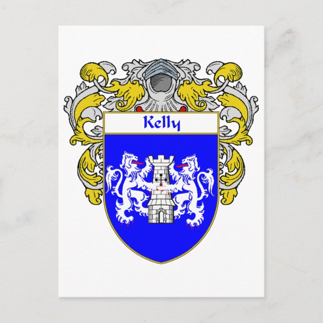 Postal Kelly Coat of Arms (Mantled) (Anverso)