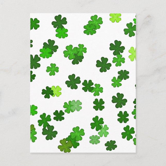 Postal Kelly "Shamrock Falling" (Anverso)