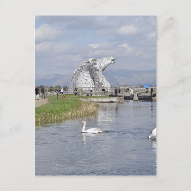 Postal Kelpies , Helix Park , Falkirk (Anverso)