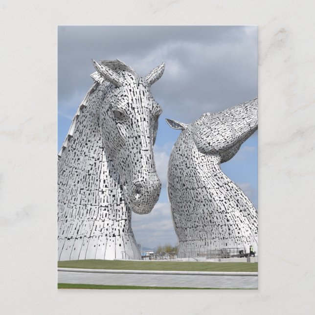 Postal Kelpies , Helix Park , Falkirk , Escocia (Anverso)
