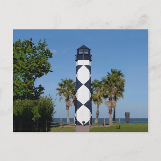 Postal Kemah, TX Lighthousepostcard (Anverso)