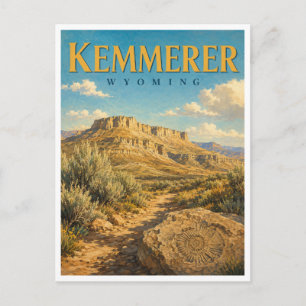 Postal Kemmerer Wyoming Fossil Butte GeoSaga
