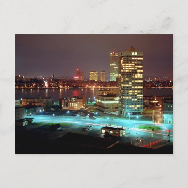 Postal Kendall Square y Boston Skyline, 1967 (Anverso)